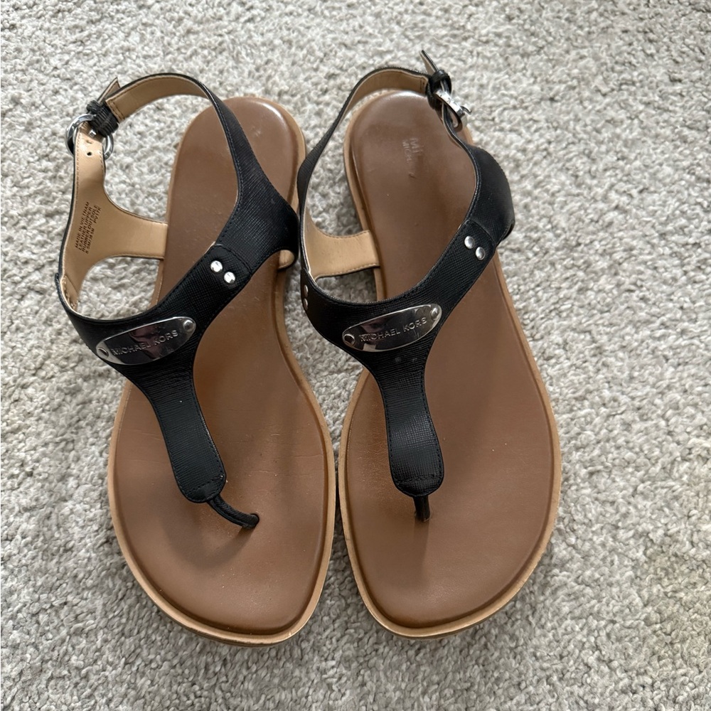 black michael kors sandals